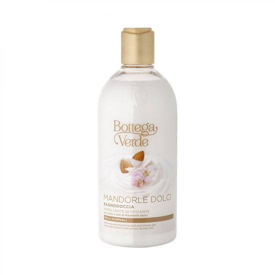 Bottega Verde - Mandorle dolci - Tusfürdő - puhító és simító - édes mandula tejjel és olajjal (400 ml) - normál bőrre
