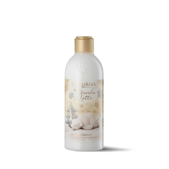 Bottega Verde- Nuvola di Latte - Tusfürdő porcukorral és tejkrémes jegyekkel- 250 ml