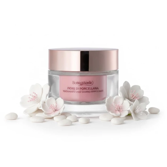 Bottega Verde - Porcelánvirág - Tökéletesítő rendszer - Nappali arckezelés - normál vagy száraz bőrre (50ml)