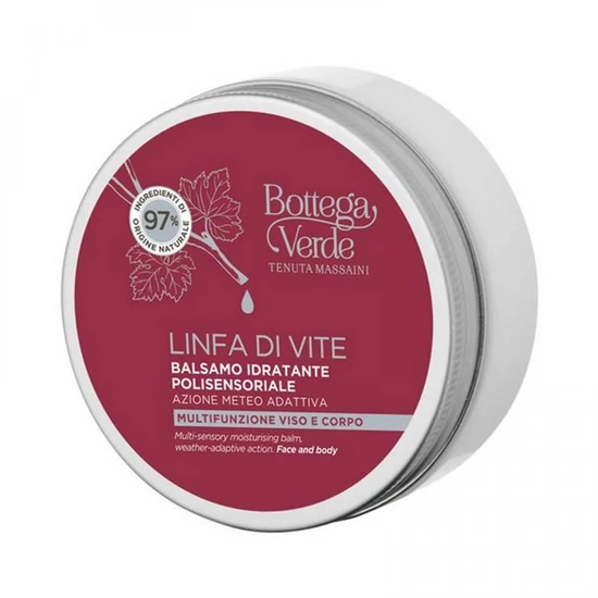 Bottega Verde - Linfa di Vite - Multi-szenzoros hidratáló balzsam - időjáráshoz alkalmazkodó hatás (150 ml) - arc és test