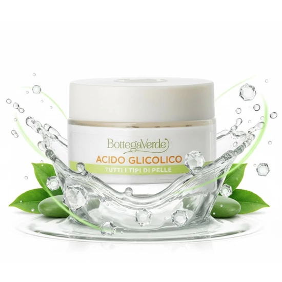 Bottega Verde - Estratti di Bellezza - Megújító arckrém - Glikolsav és gyümölcs kivonatok - Minden bőrtípusra (50 ml)