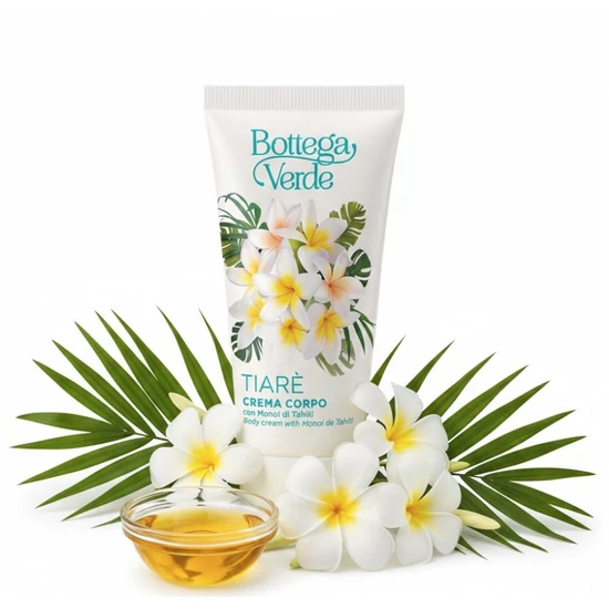 Bottega Verde - Tiarè - Testápoló krém Tahiti Monoi olajjal (Mini) 30ml