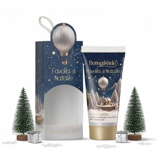 Bottega Verde - Favola di Natale – Karácsonyi mese- Tusfürdő ( mini ) díszdobozban - 50 ml