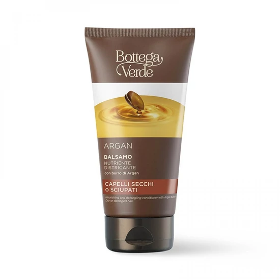 Bottega Verde - Argan - Tápláló és kifésülést segítő kondicionáló - argán vajjal (150 ml) - száraz vagy sérült hajra