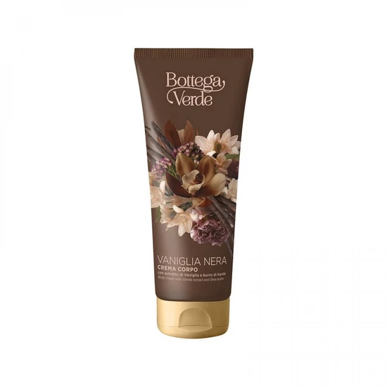 Bottega Verde - Vaniglia Nera - Testápoló krém vanília kivonattal és shea vajjal (200 ml)