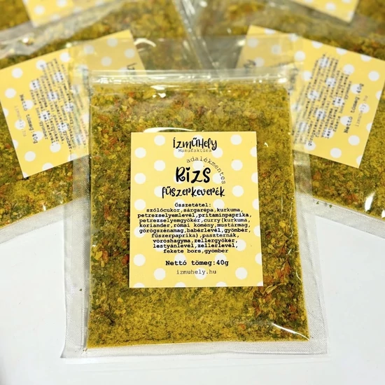 Ízműhely Manufaktúra - Rizs fűszerkeverék 40g