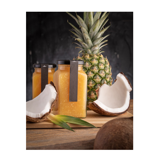 Kaldeneker Lekvárosház - Kókuszos ananászlekvár (312 ml)