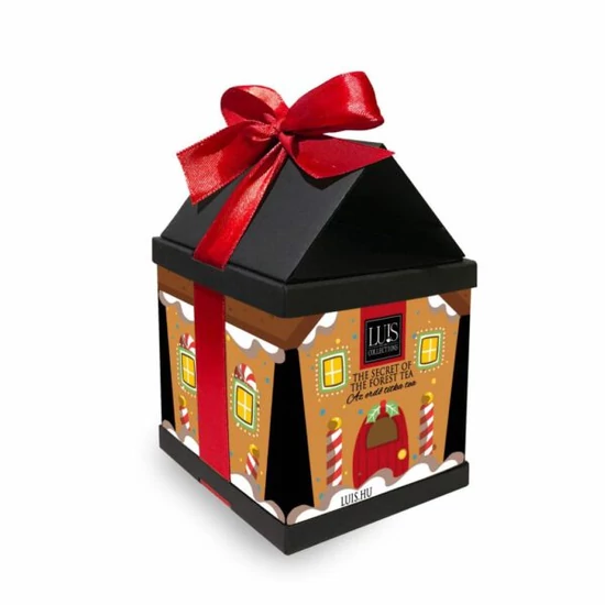 Díszdobozban-Mézeskalács házikó tea – Az erdő titka