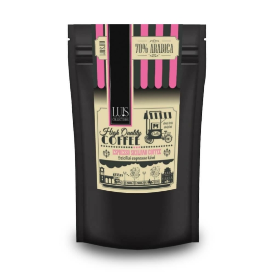 Luis kávék (90 g, Szemes babkávé, Szicíliai Espresso )