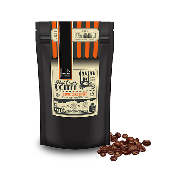 Luis kávék (90 g, Szemes babkávé, Narancsos csoki)