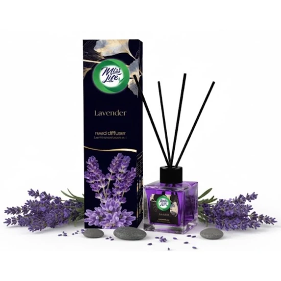 Miss Life - Bamboo pálcikás légfrissítő (Lavender) 100ml
