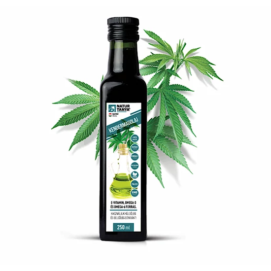 Hidegen sajtolt Prémium Kendermagolaj 250 ml