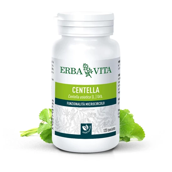 ErbaVita® Mikronizált Ázsiai gázló/Gotu kola tabletta  (125 db )