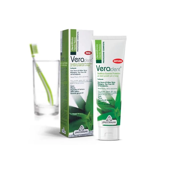 S. Veradent® Aloe Vera Felnőtt Fogkrém - Hosszantartó friss lehelet 100ml