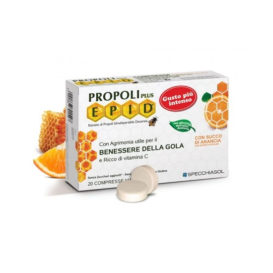 Natur Tanya® S. EPID® propoliszos szopogatós tabletta C-vitaminnal (narancsos) édesítőszerrel