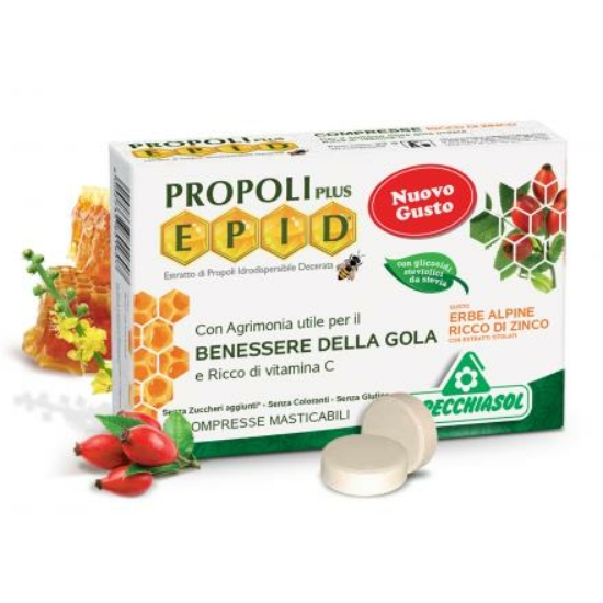 Natur Tanya® S. EPID® propoliszos szopogatós tabletta alpesi növénnyel, cinkkel, C-vitaminnal és édesítőszerekkel