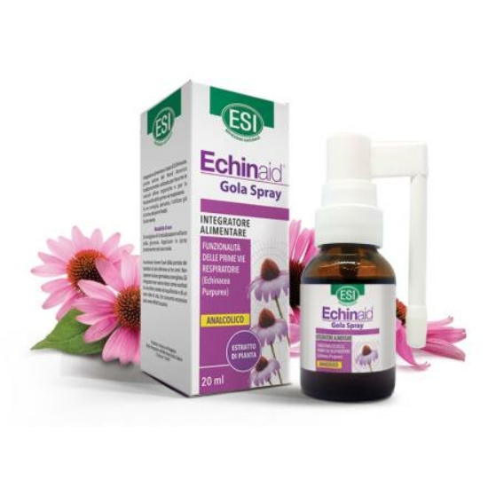 Natur Tanya® ESI® Alkoholmentes Echinacea torokspray - Több, mint 500 fújásra elegendő! Mentás ízű, cukormentes.
