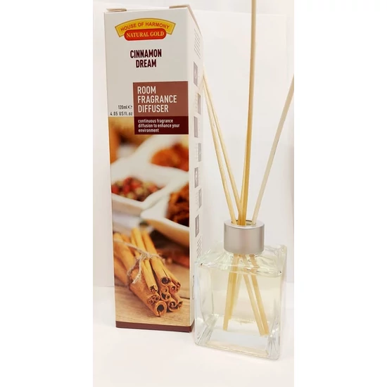 Bambuszpálcás Illatosító (120ml, Cinnamon dream)