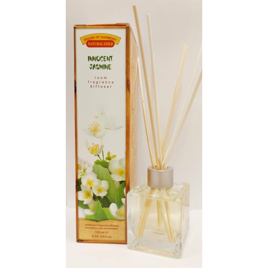Bambuszpálcás illatosító jázmin illat (120ml, Innocent Jasmin)