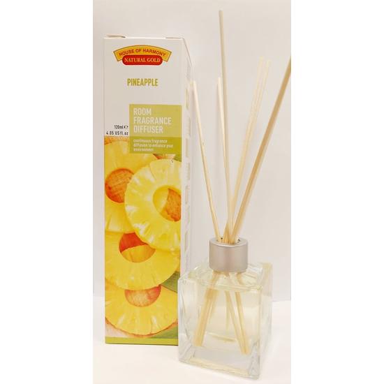 Bambuszpálcás Illatosító (120ml, Pineapple)