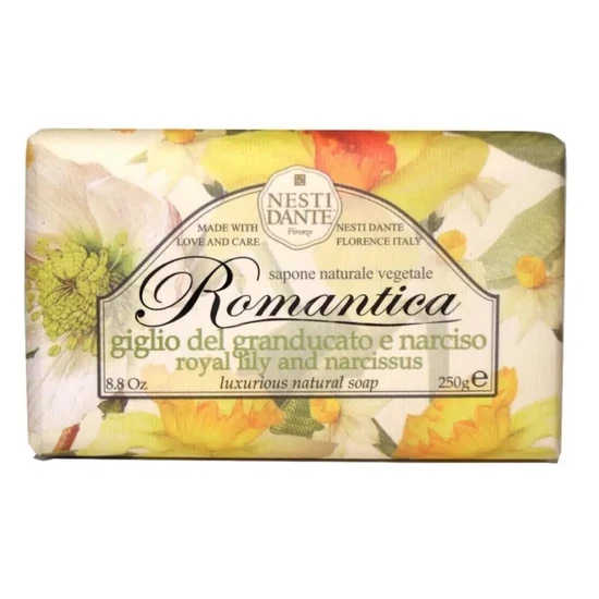 Nesti Dante - Romantica Királyliliom és Nárcisz natúrszappan 250 g