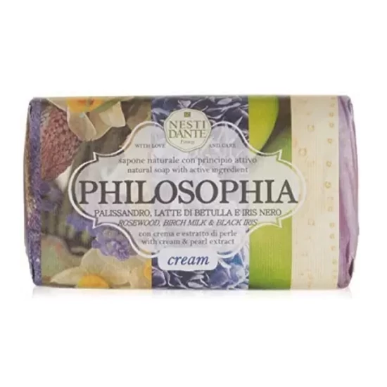 Nesti Dante - Philosophia Cream - Rózsafa, fekete írisz szappan 250g