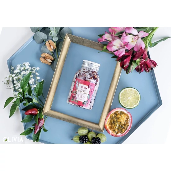 Olivia Natural -  Rózsa fürdősó 250ml