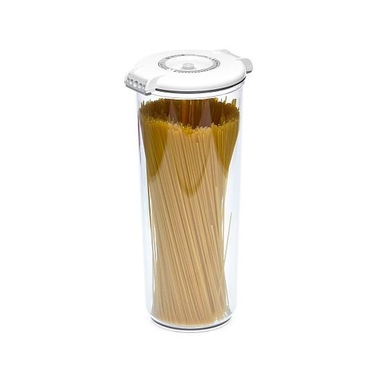 Vákuumtároló doboz, kerek (Fehér, 2,5 L)
