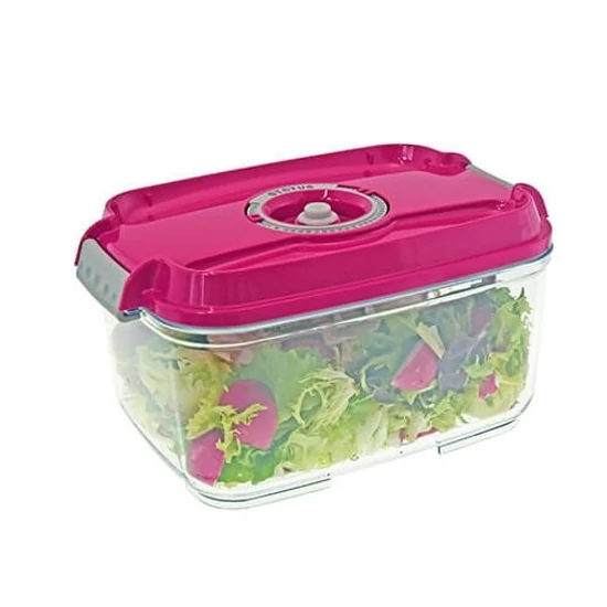 Vákuumtároló doboz, hasáb (Magenta, 2,0 L)