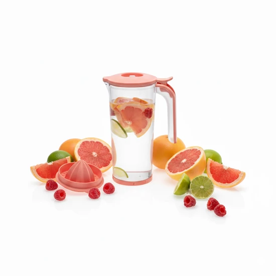 Status Vákuumkancsó citrus facsaróval, (Lazac, 1L)