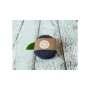 Kép 2/3 - Kézműves horgolt arctisztító korong organikus pamutból, szürke színű 5db